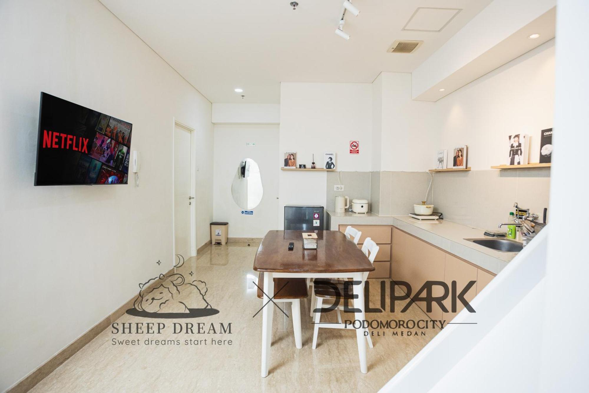 Delipark Mall Premium Empire Luas 90meter 3toilet Apartemen Medan
